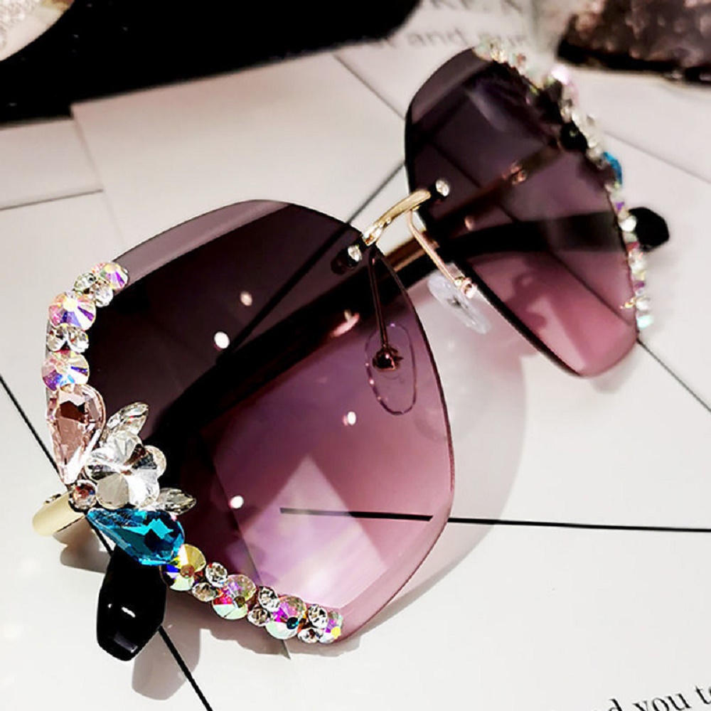 Uv-Protection Ladies Gradients Stone Sunglass